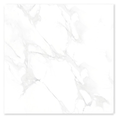 Wondrous Carrara White Marble Effect Polished Porcelain Tile 60x60